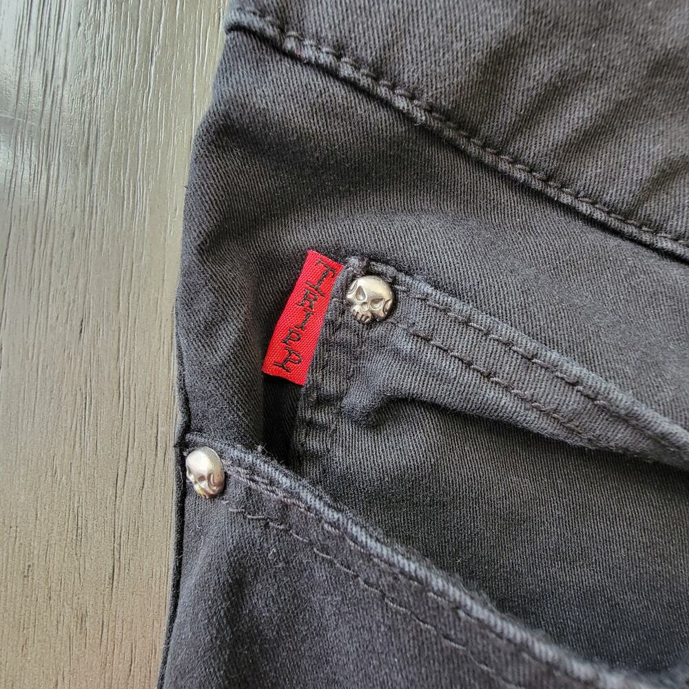 Y2K Tripp NYC Black Distressed Skinny Jeans - Picture 4 of 9